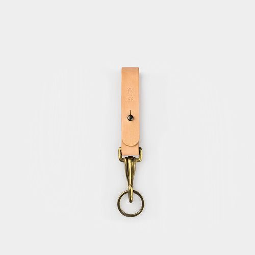 Belt Loop Leather Keychain - Dark Brown - Nordic EDC