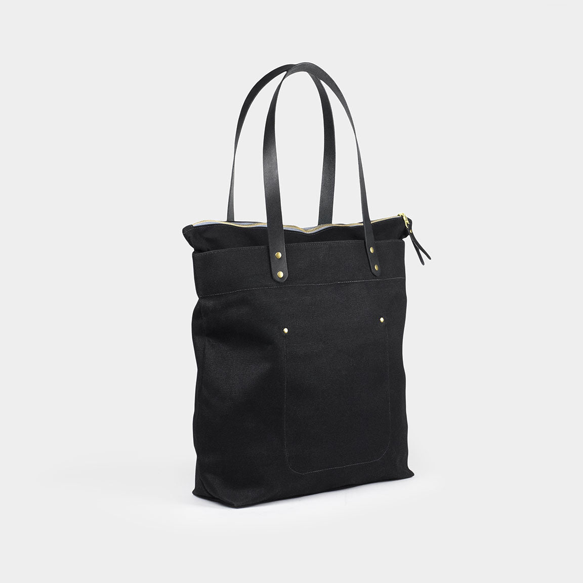 Waxed Canvas Zipper Tote Bag#N#– Winter Session