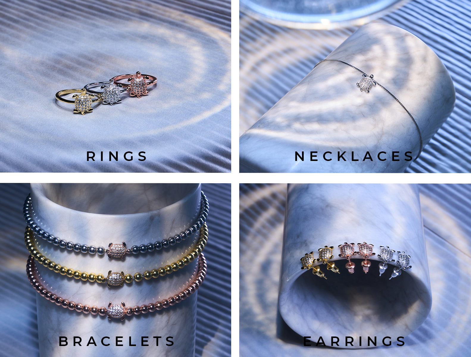 NOGU x Sea Turtle Conservancy Collection (Turtle Earrings, Rings, Necklaces, Bracelets)