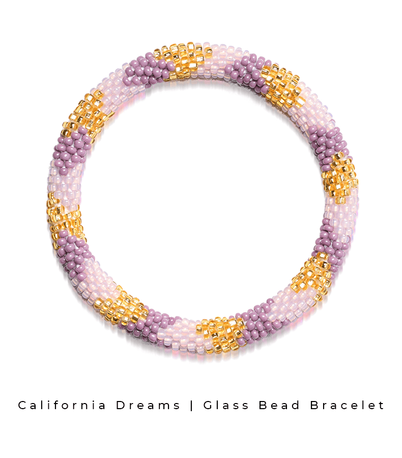 California Dreams Himalaya Ancient Glass Bead Bracelet