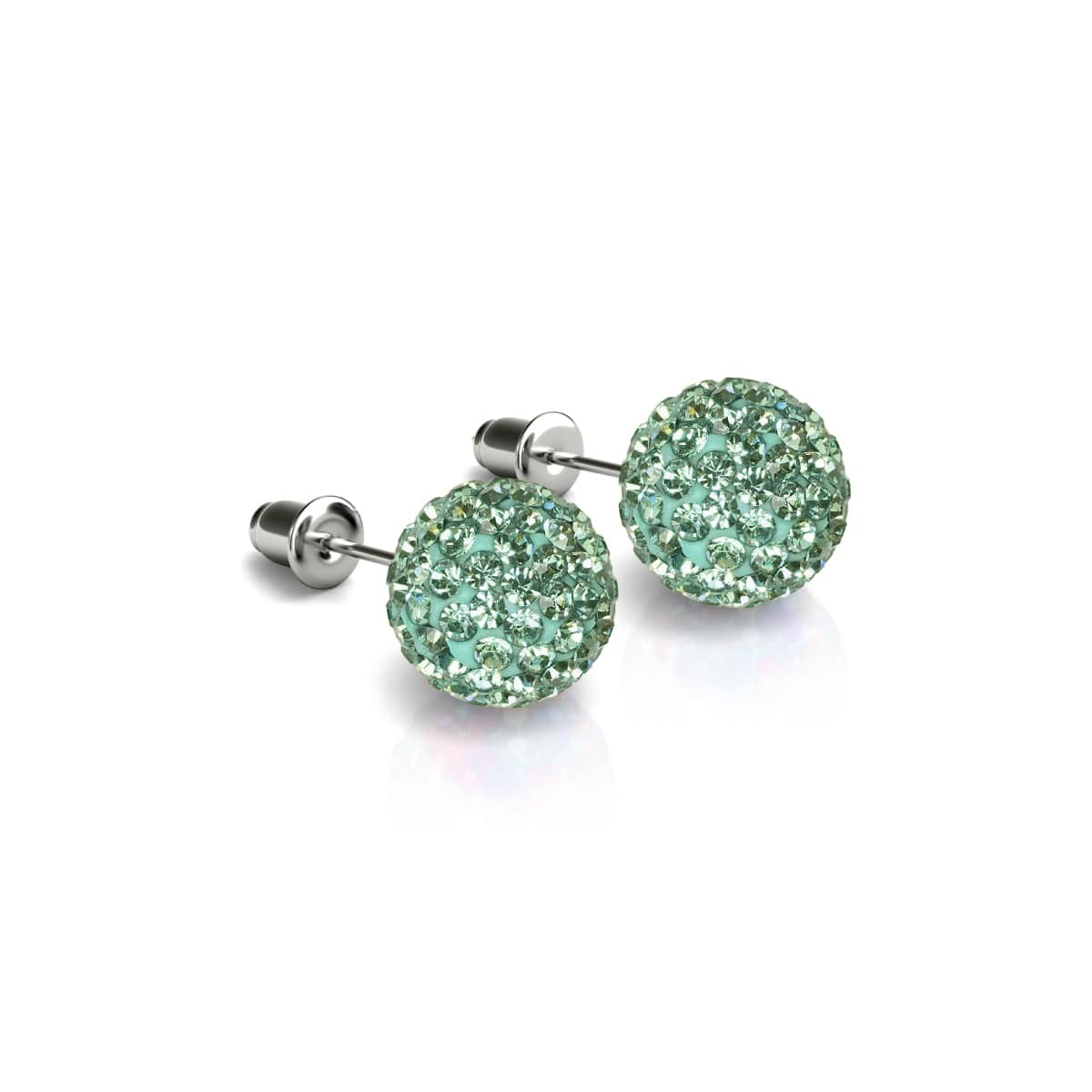 Image of Evergreen Crystal | .925 Sterling Silver | Kikiballa Earrings