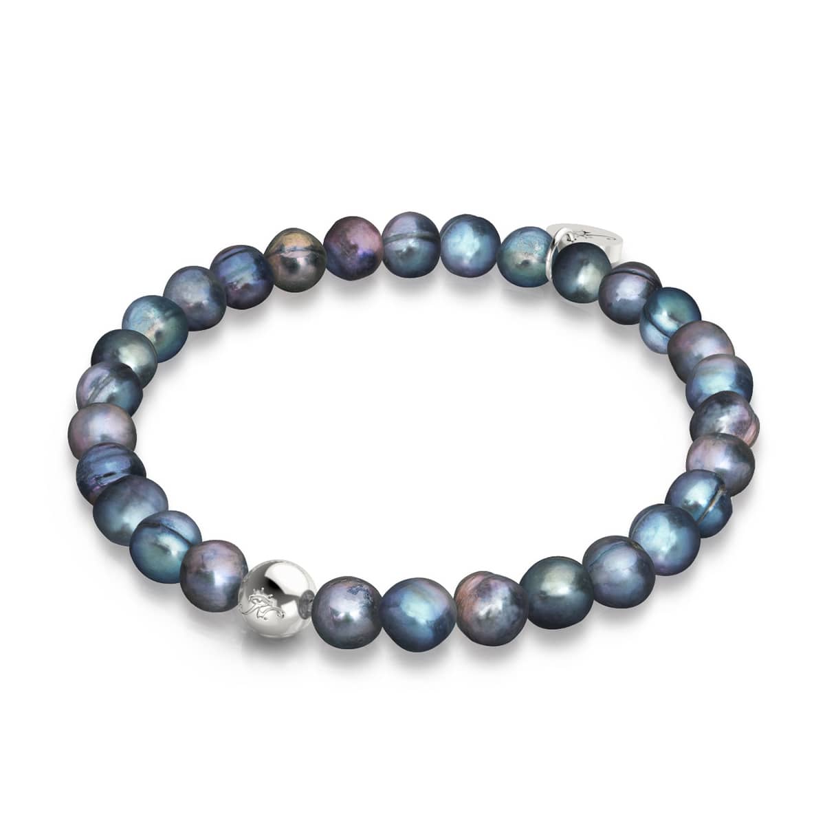Image of Holographic | .925 Sterling Silver | Freshwater Pearl Bracelet