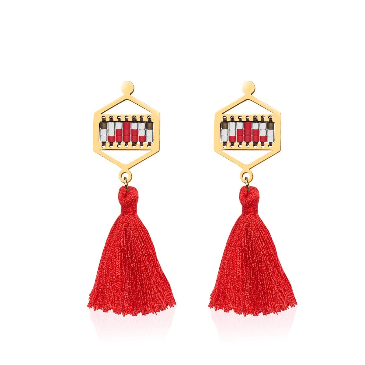 Image of Palo Alto | 18k Gold | Boho Fringe Earrings