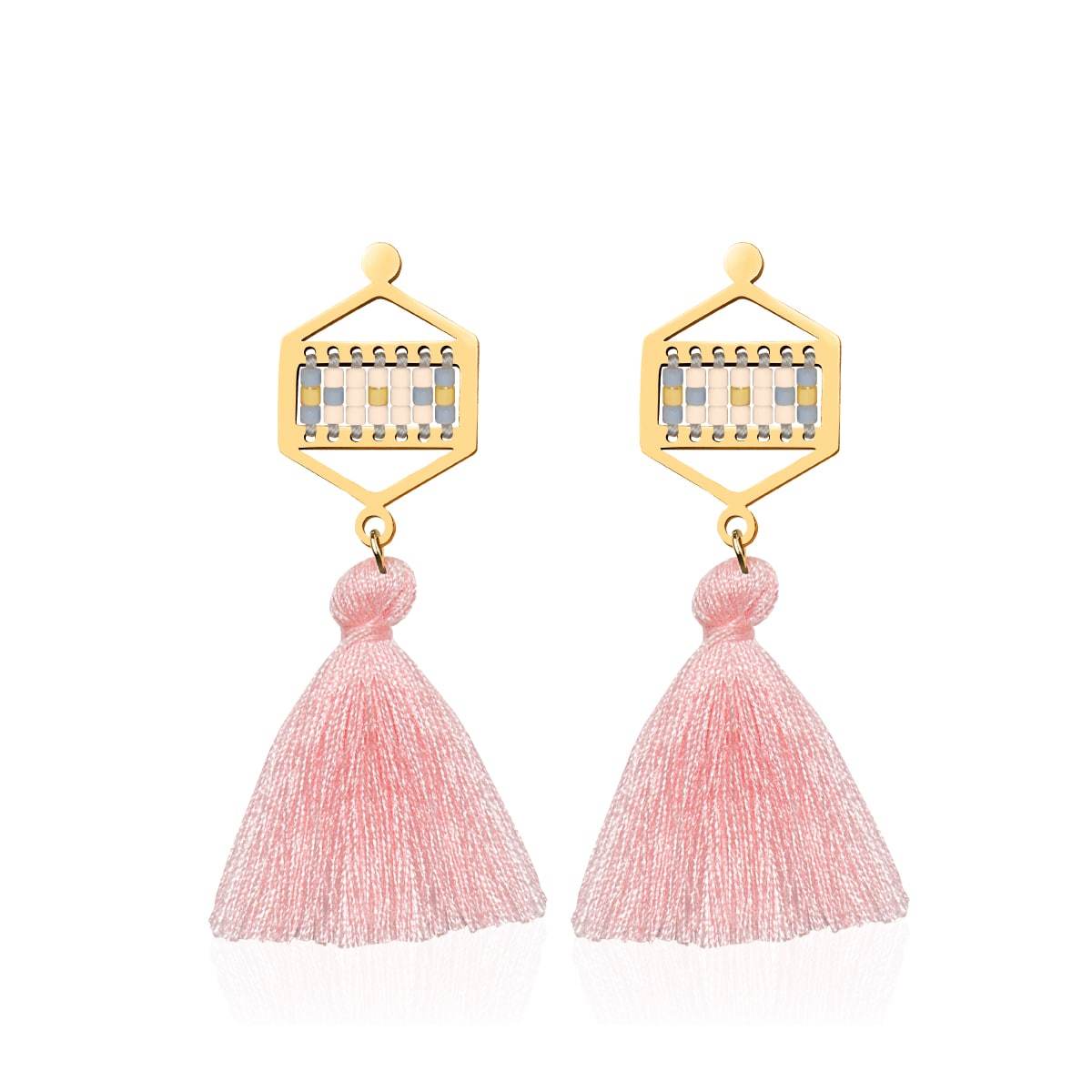 Image of Monterey | 18k Gold | Boho Fringe Earrings