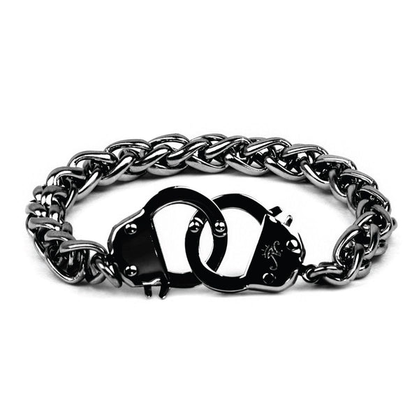 Gunmetal Steel | Chain Cuff Bracelet