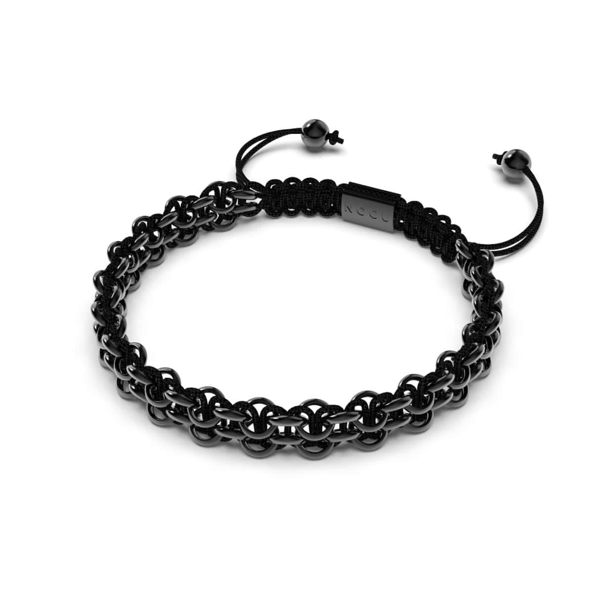 Image of Mountain Gorilla Links | Mini Kismet Bracelet | Black x Gunmetal | Men's