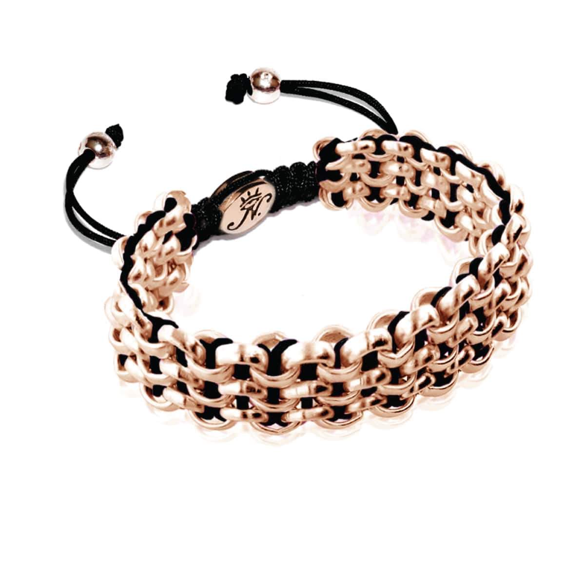 Image of Rose Gold Kismet Links Bracelet | Black