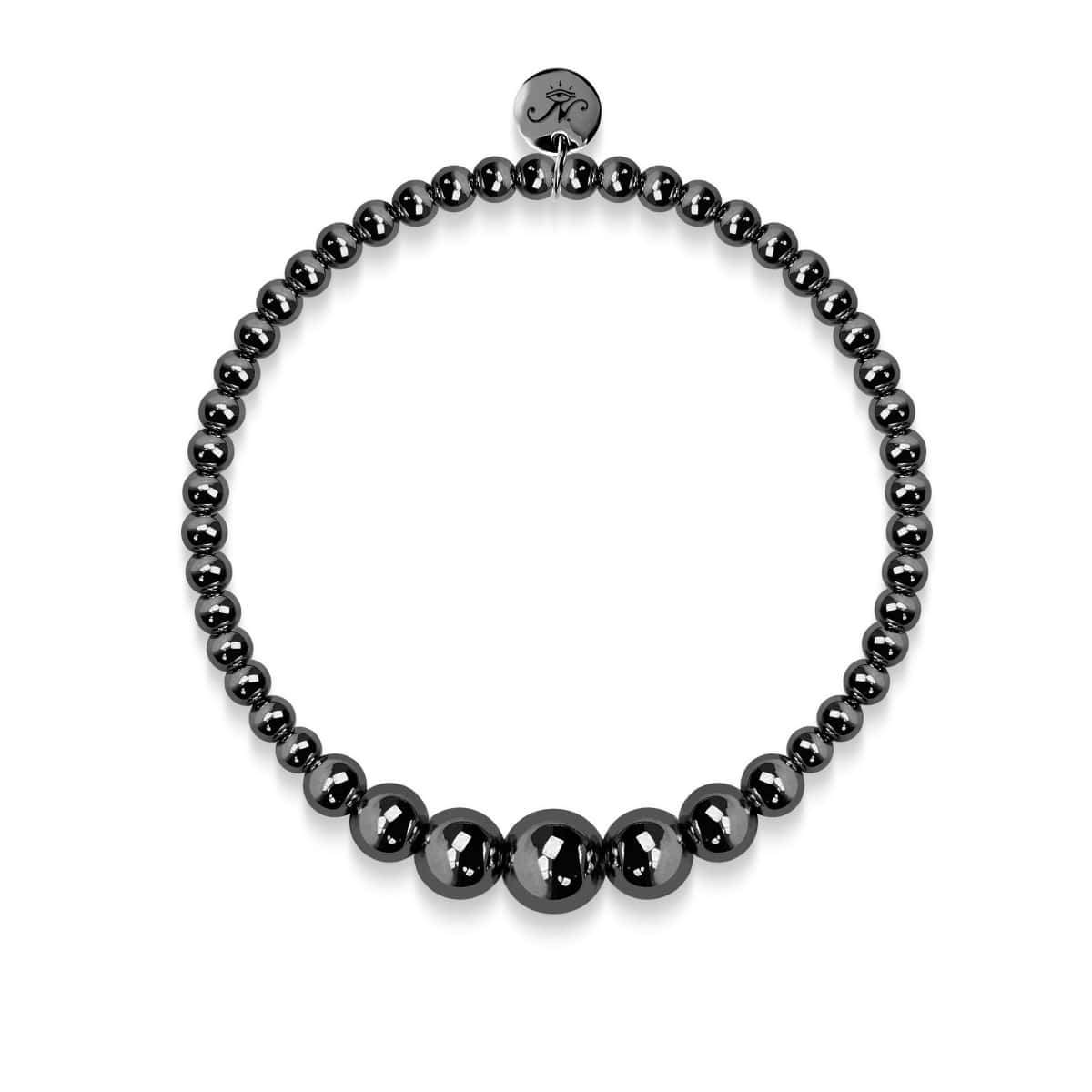 Image of Harmonious | Gunmetal Cascade | Expression Bracelet