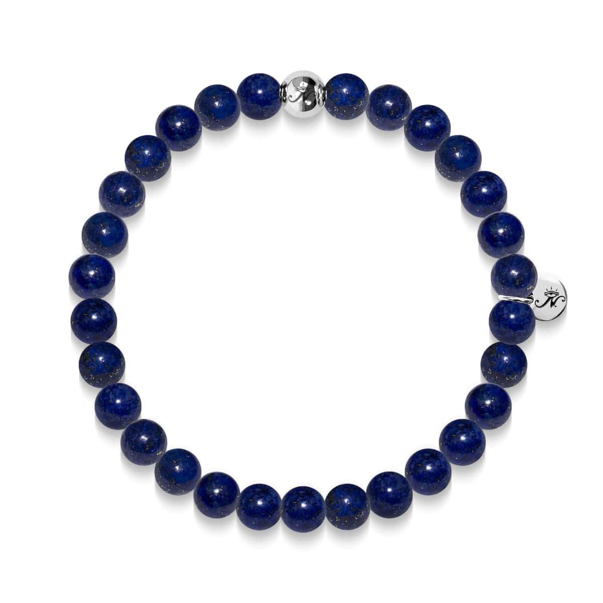 Image of Serenity | Silver Essence Lapis Lazuli Bracelet