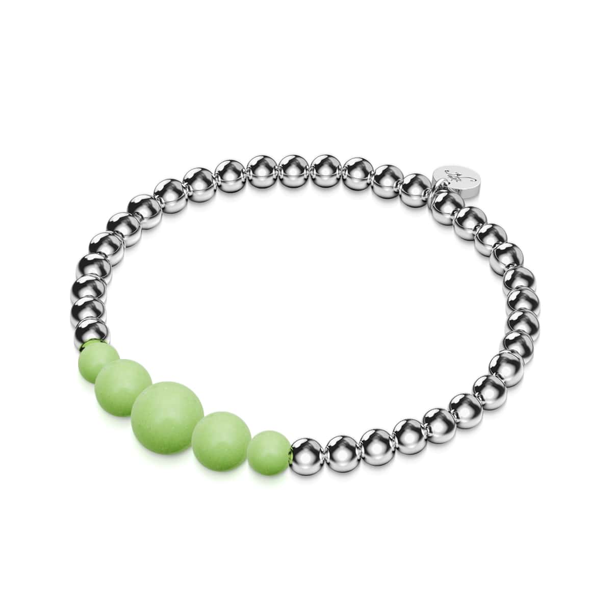 Image of Lime | Silver | Lumos Ceramic Expression Bracelet