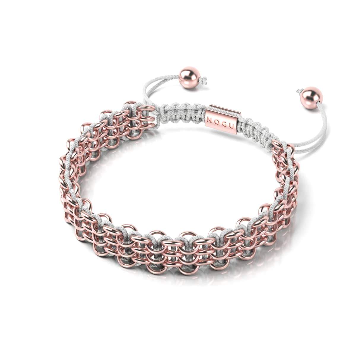 Image of Tree Sloth Links | Original Kismet Bracelet | White x Rose Gold