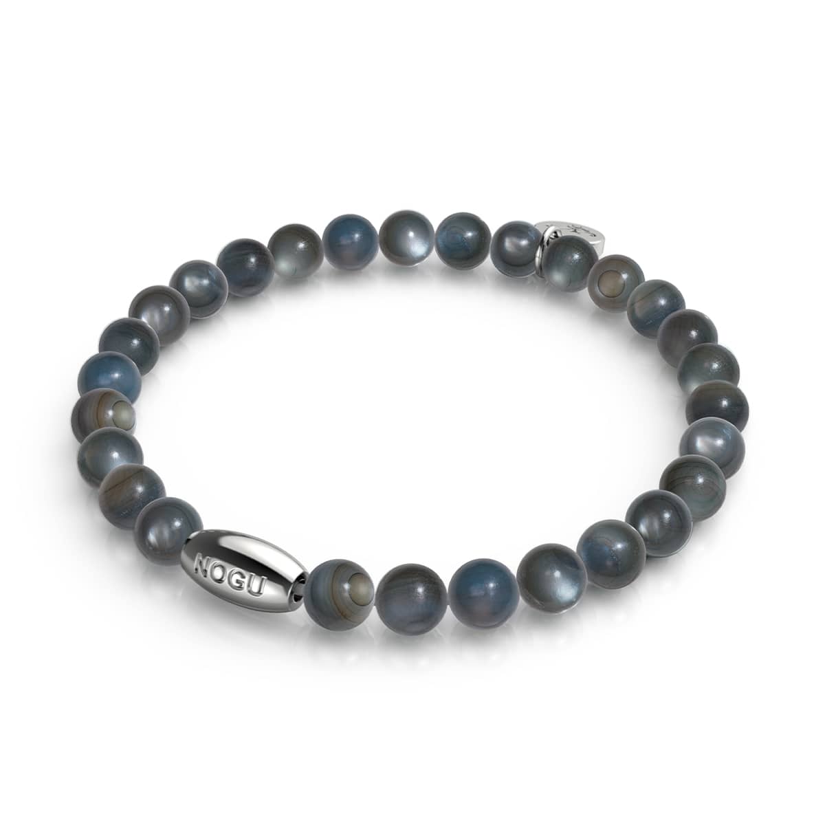 Image of <h1>#13</h1>Aegean Tempest x Silver | Abalone Bracelet