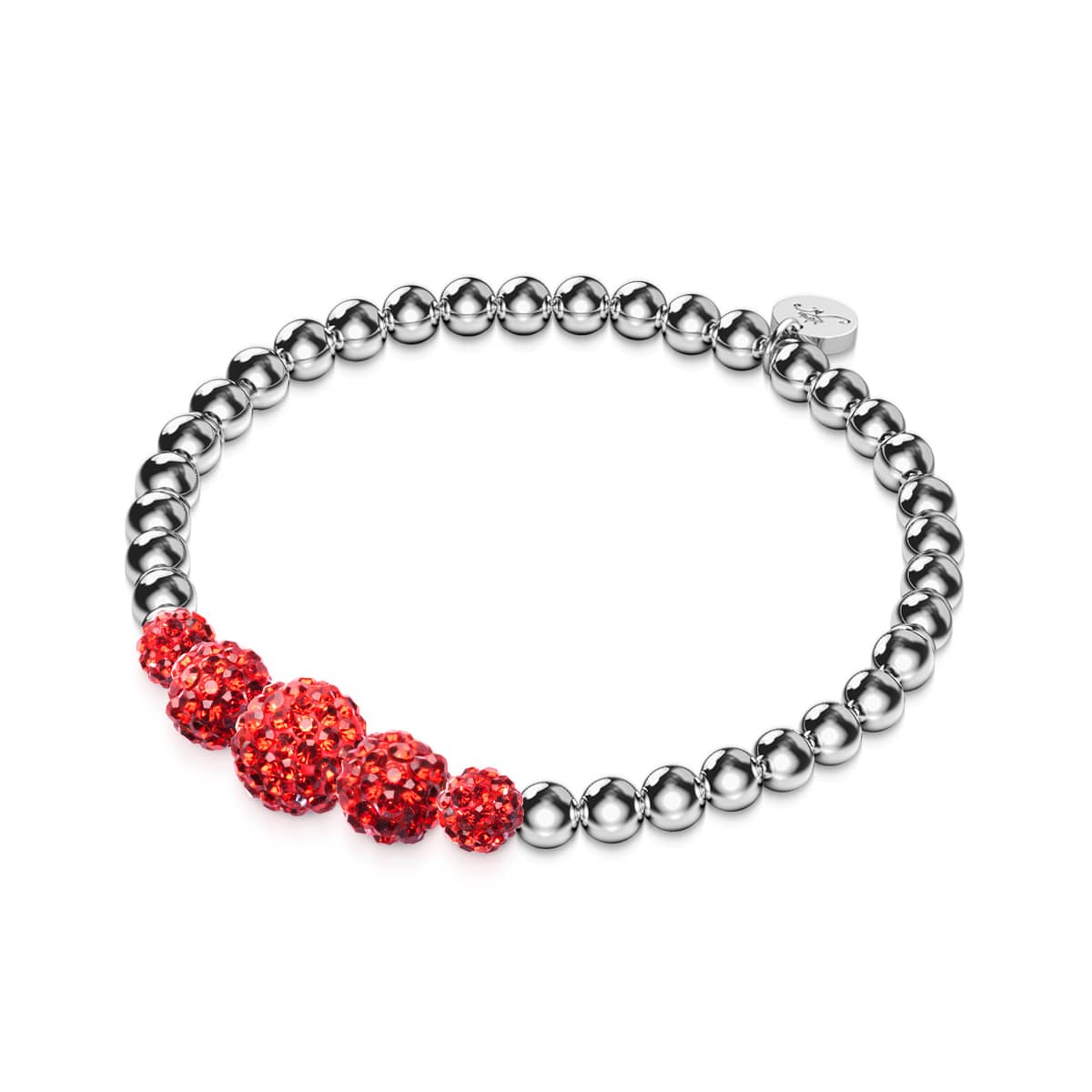 Image of Cherry Sparkle | Crystal Cascade Kikiballa Bracelet