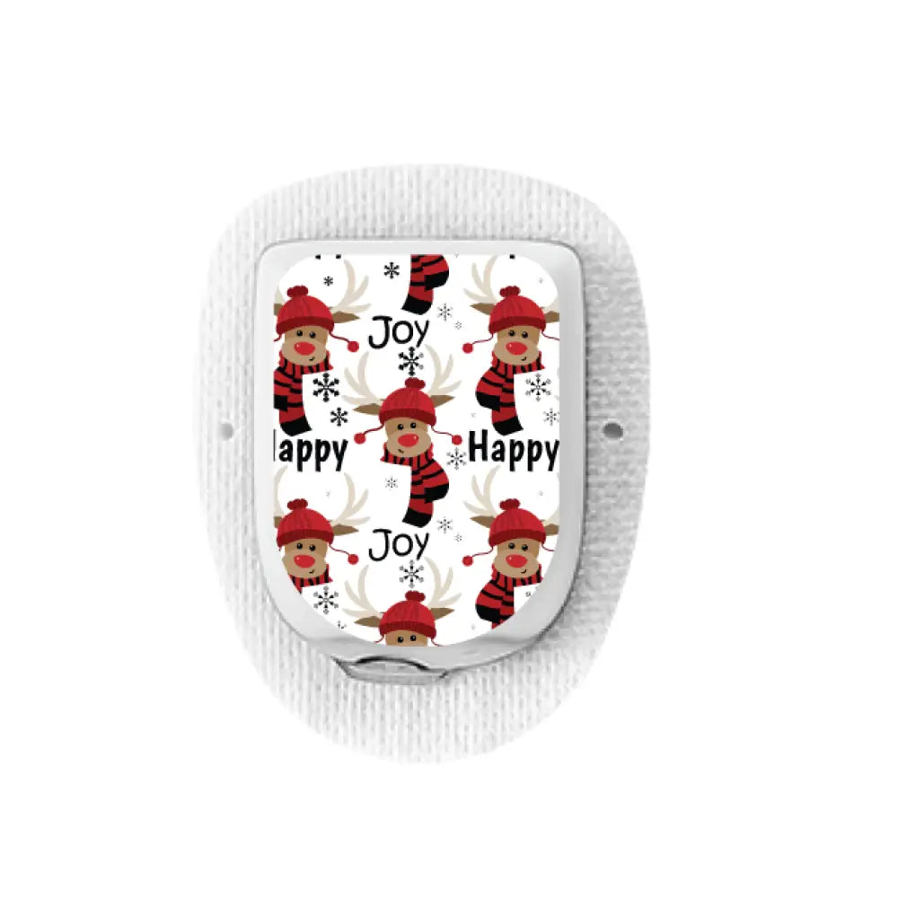 Happy Reindeer - Omnipod Topper