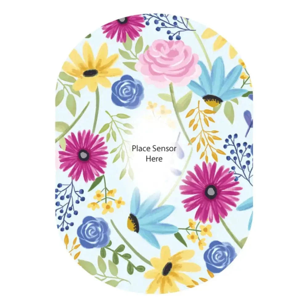 Wildflowers Underlay Patch for Sensitive Skin - Dexcom G6