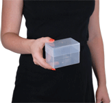 Double Depth Business Card Box