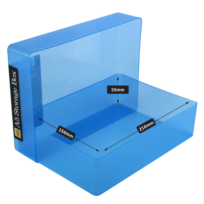 Clear Plastic A5 Storage Box — WestonBoxes