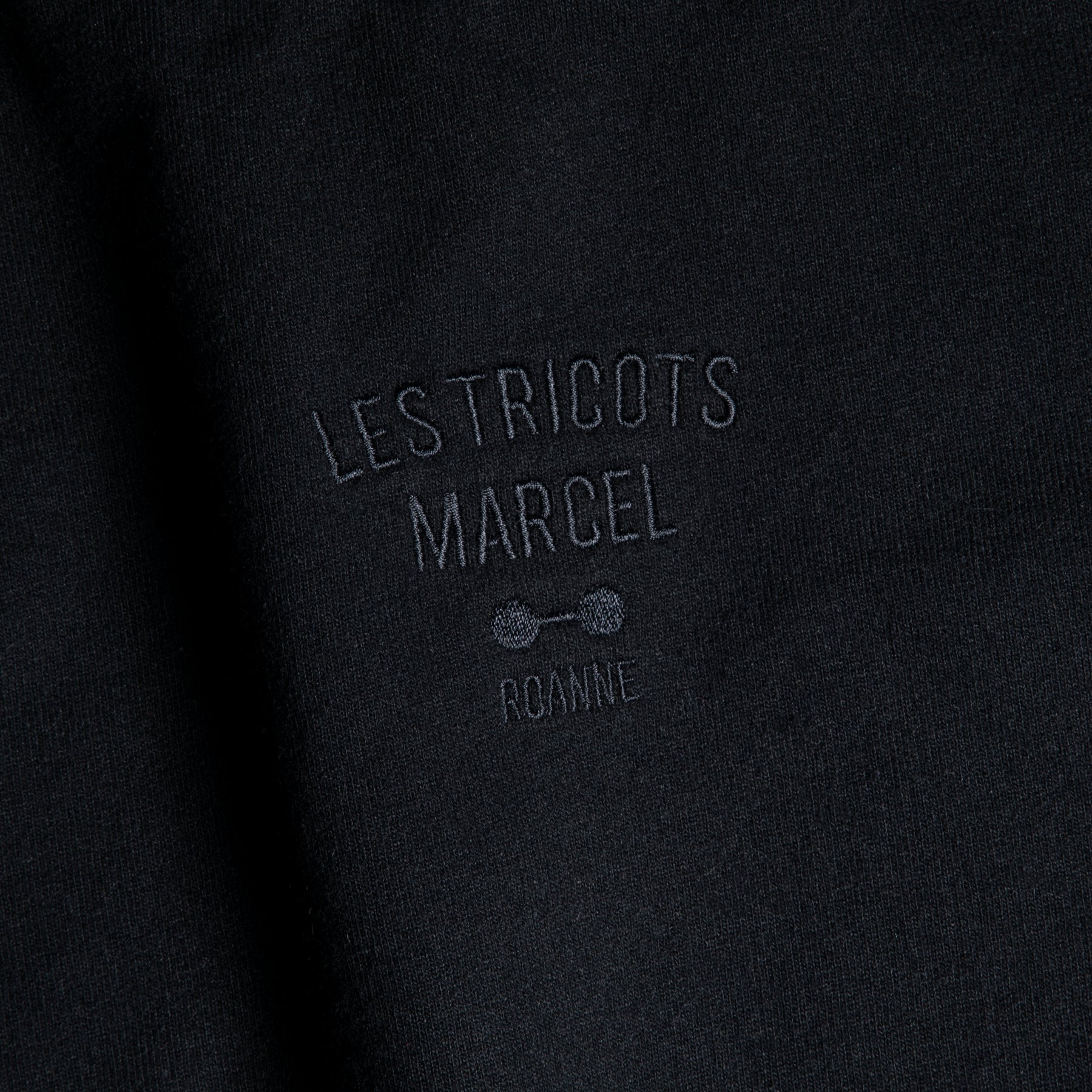 Sweat broderie Les Tricots Marcel 100% recyclé et fabriqué en France