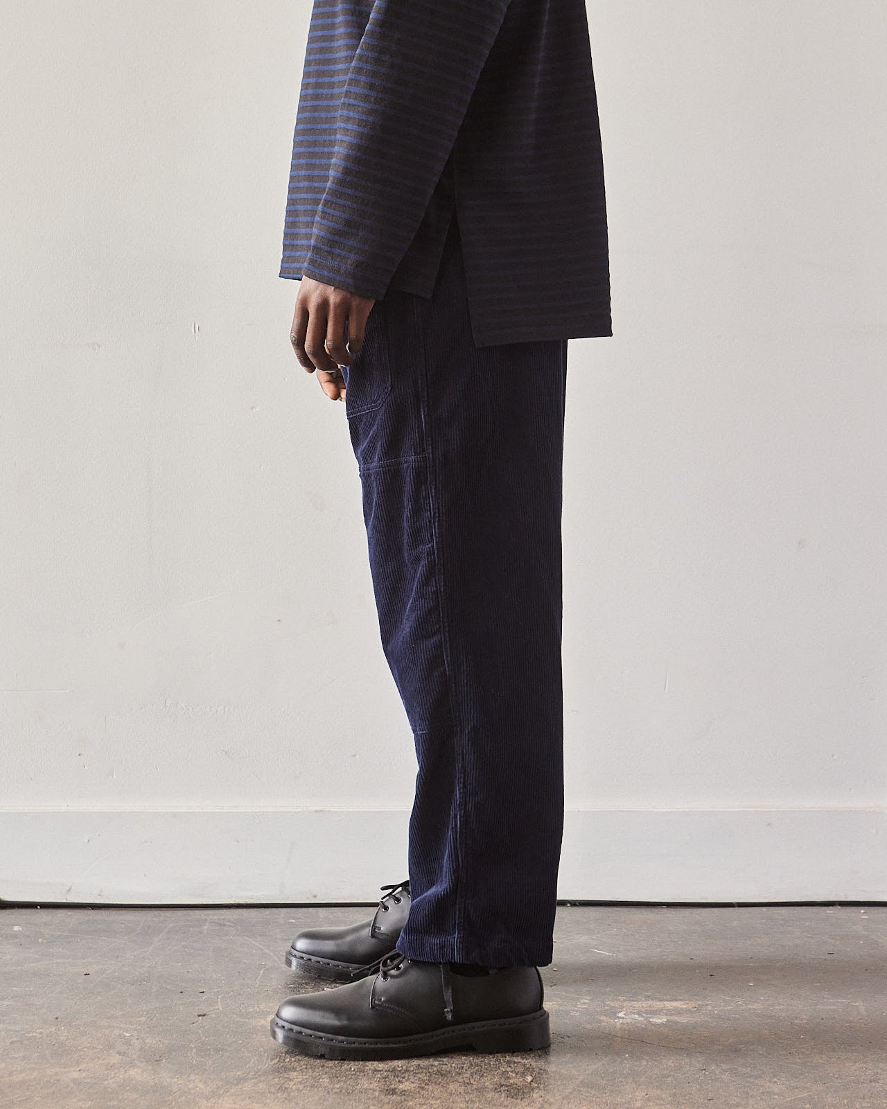 Engineered Garments Corduroy Deck Pant, Navy | Glasswing