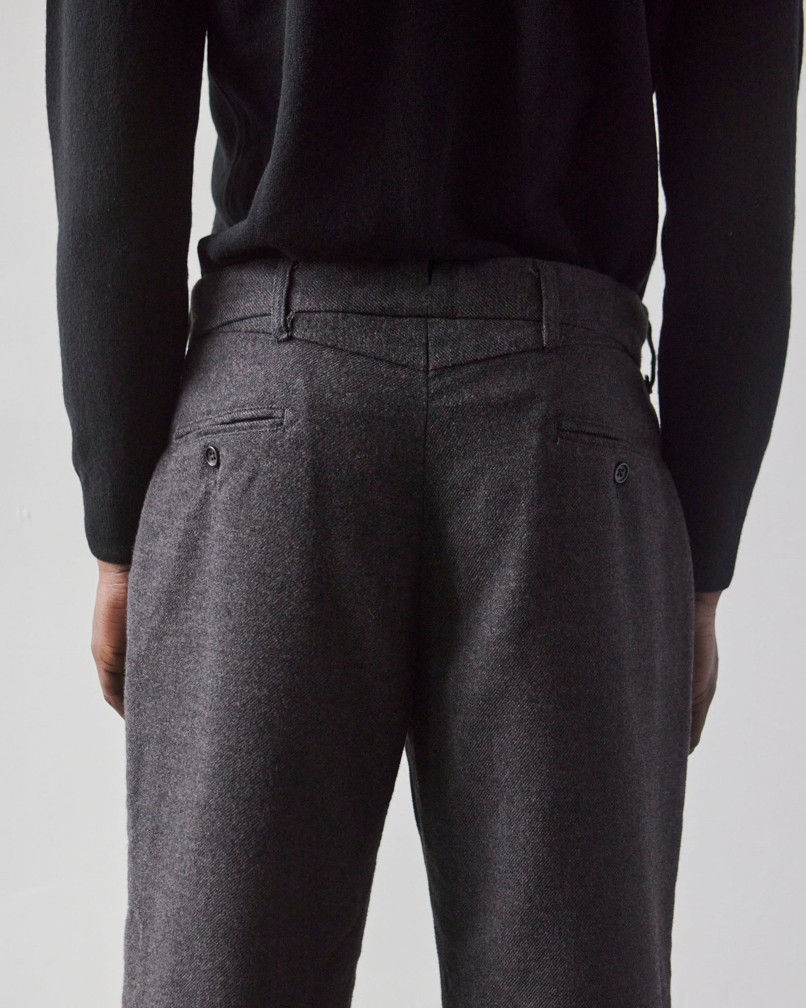 Engineered Garments Polyester Serge Andover Pant, Charcoal | Glasswing