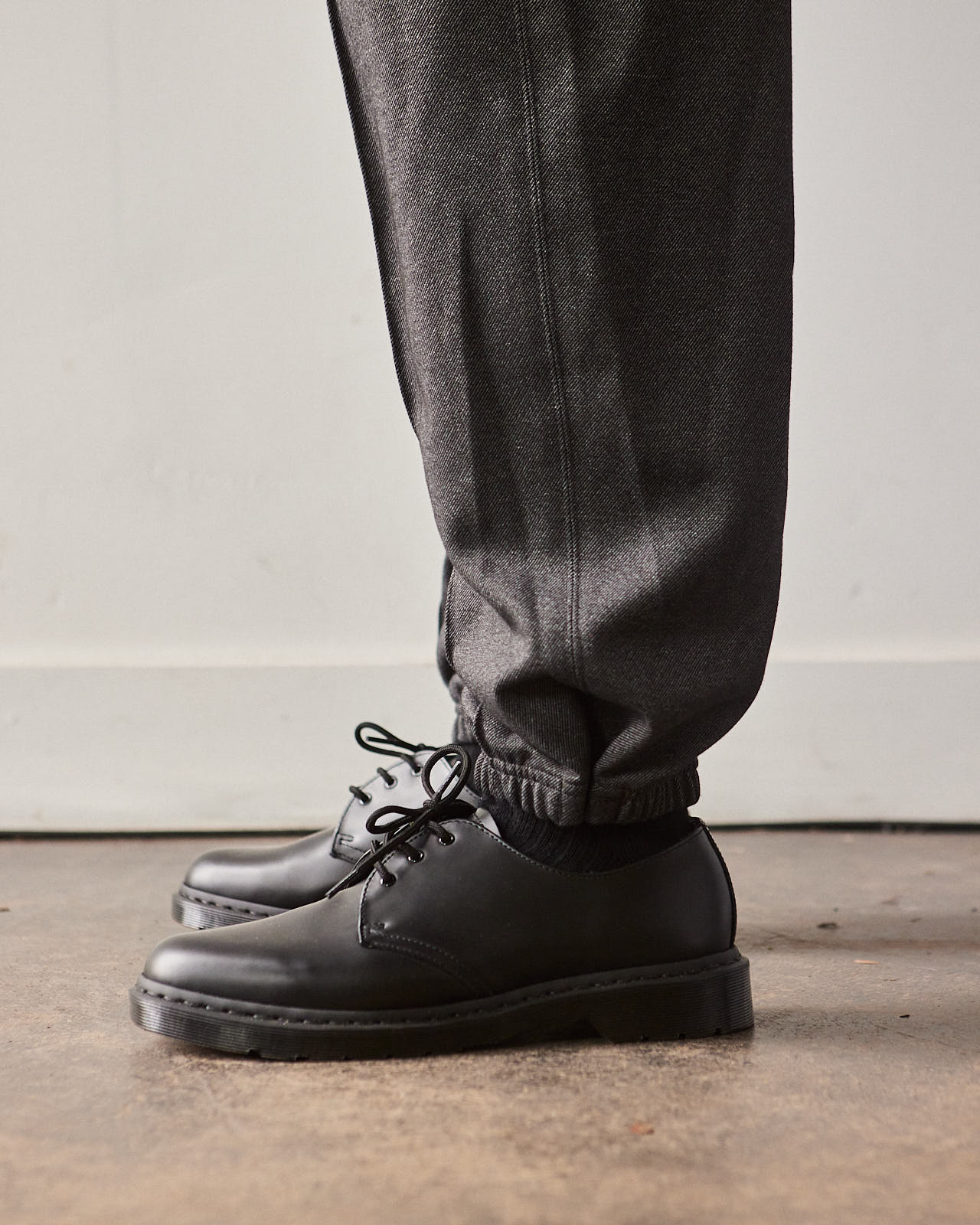 Engineered Garments Twill Jersey Jog Pant, Charcoal | Glasswing