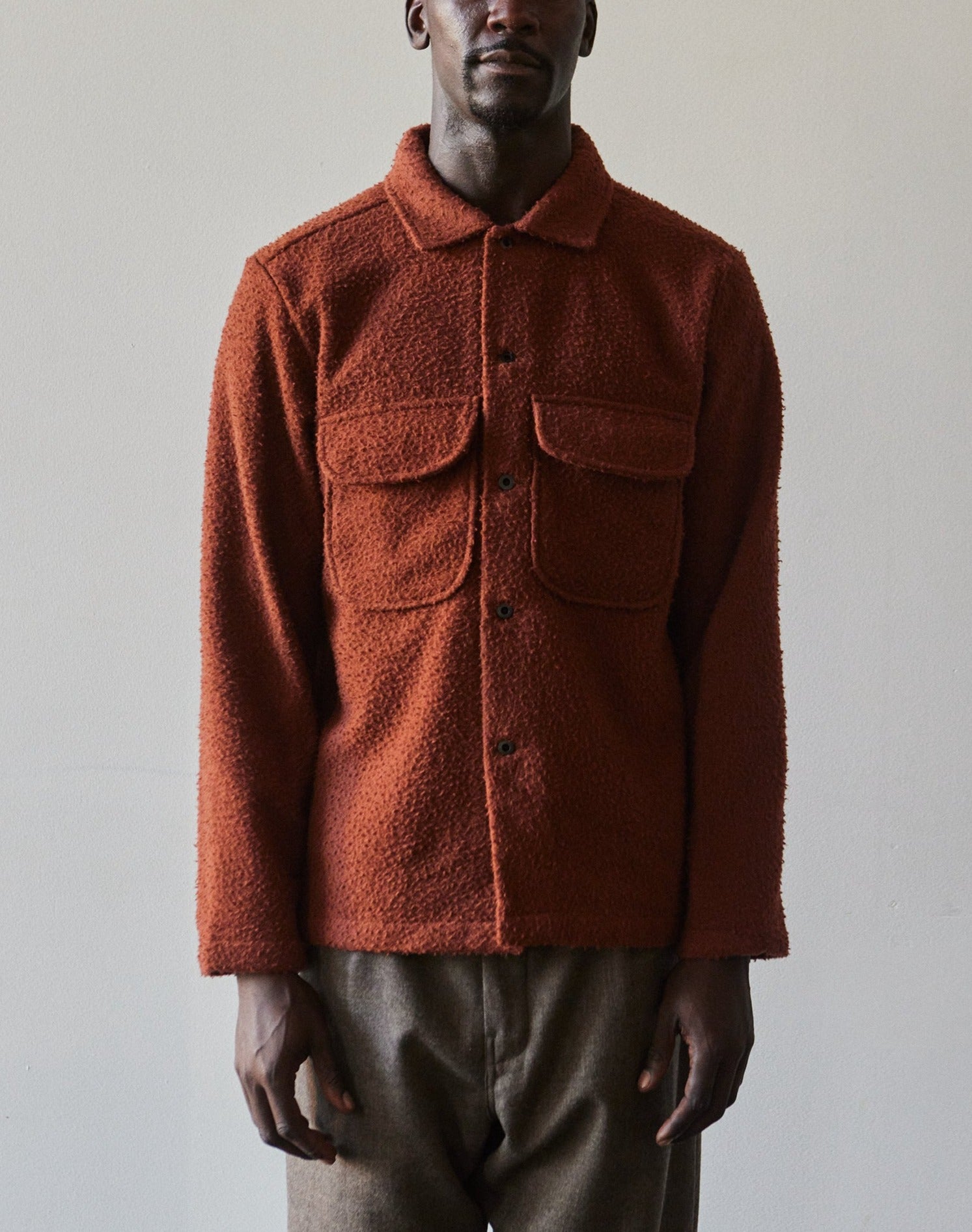 Evan Kinori Field Shirt Kasuri Ikat - シャツ