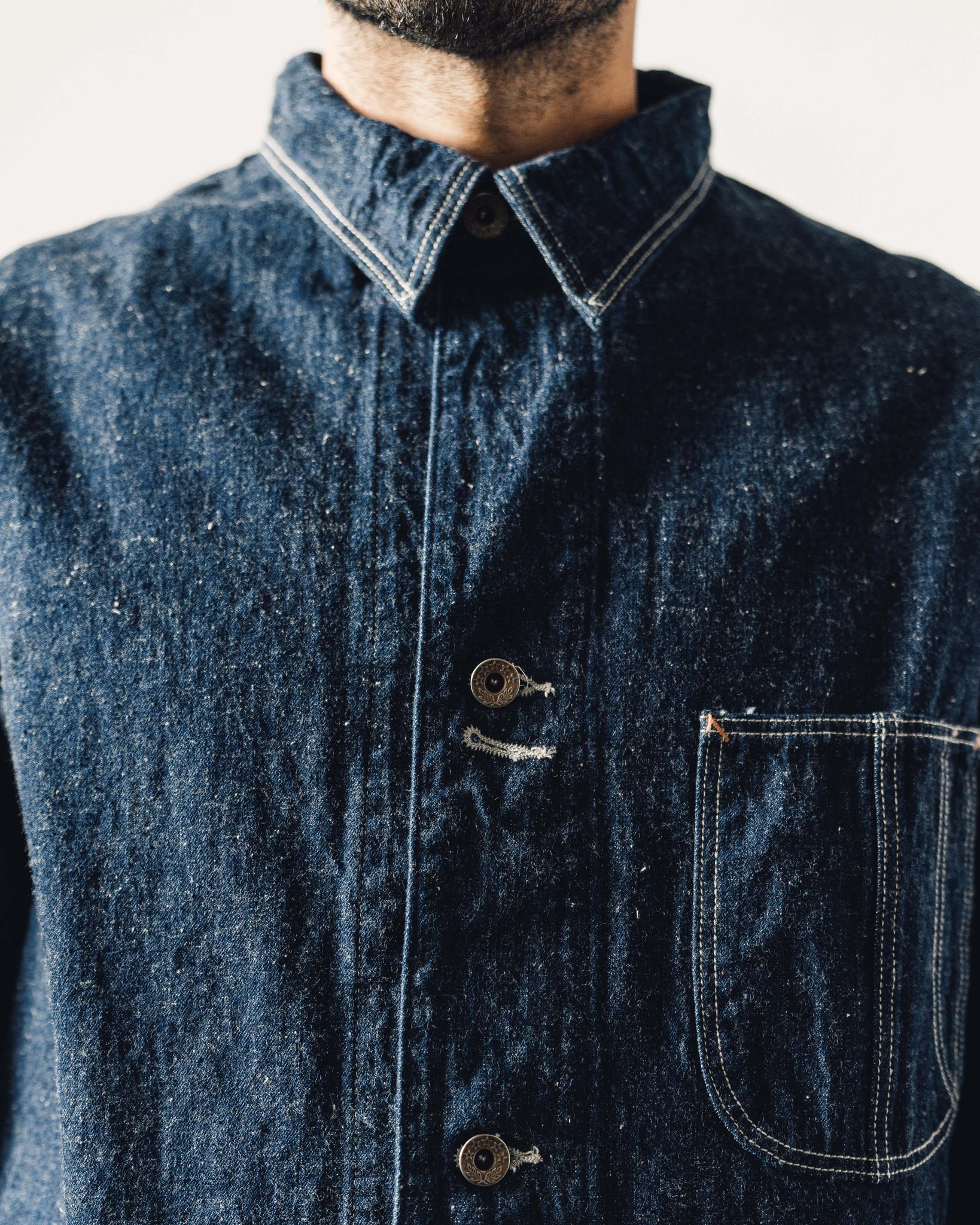 OrSlow Unisex 9oz Denim Coverall, One Wash | Glasswing