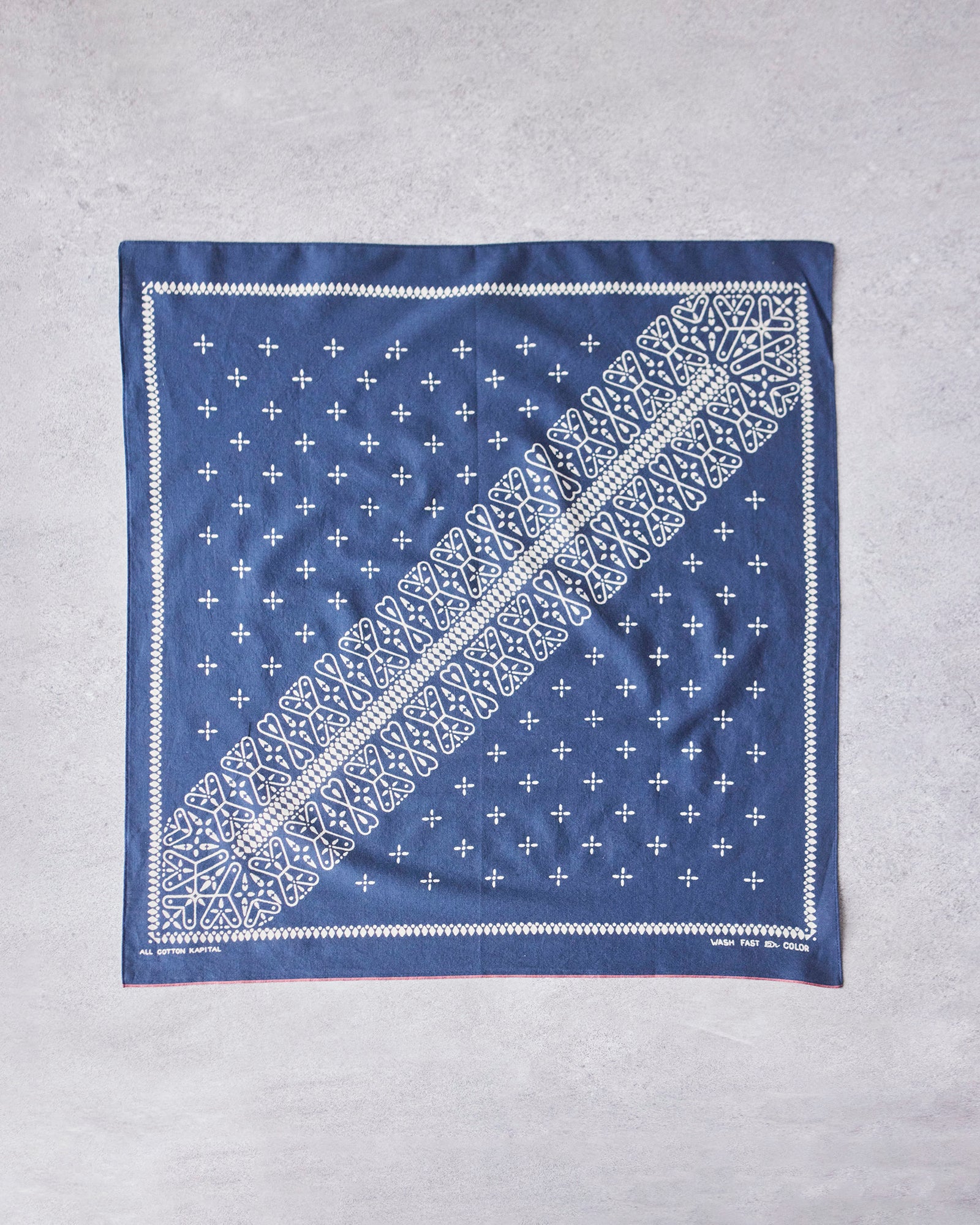 Kapital Dragon Fly Bandana, Navy | Glasswing