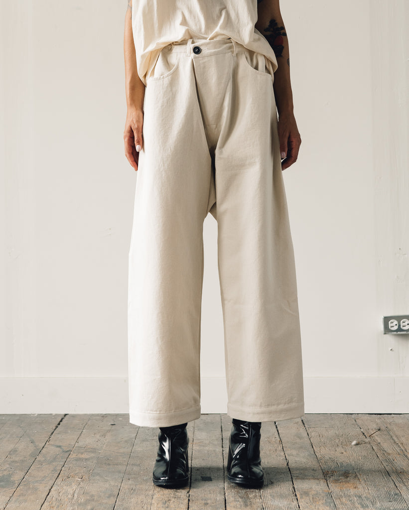 Jan-Jan Van Essche Trousers #53, Kinari Soft Denim | Glasswing