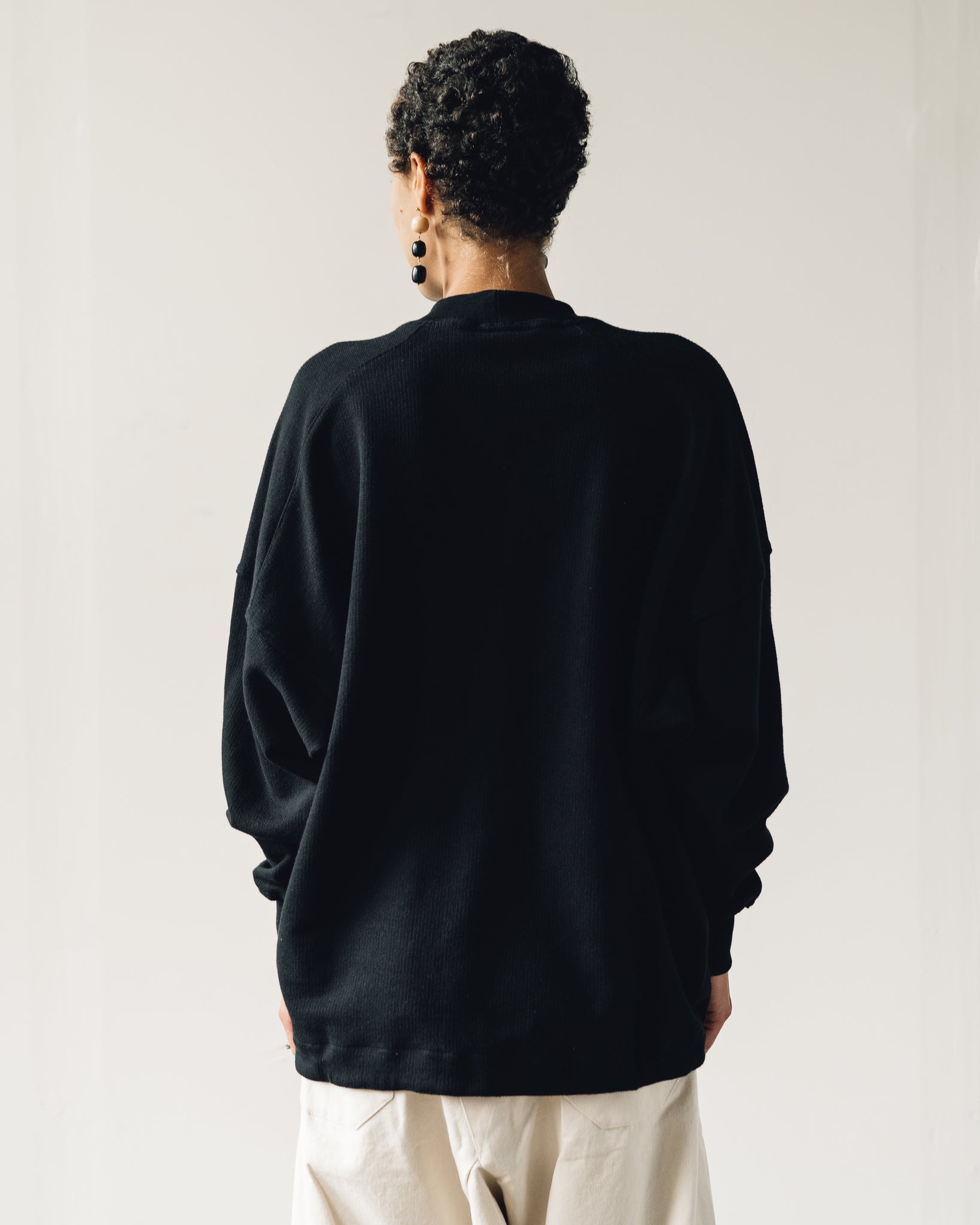 Jan-Jan Van Essche Sweat #43, Black | Glasswing