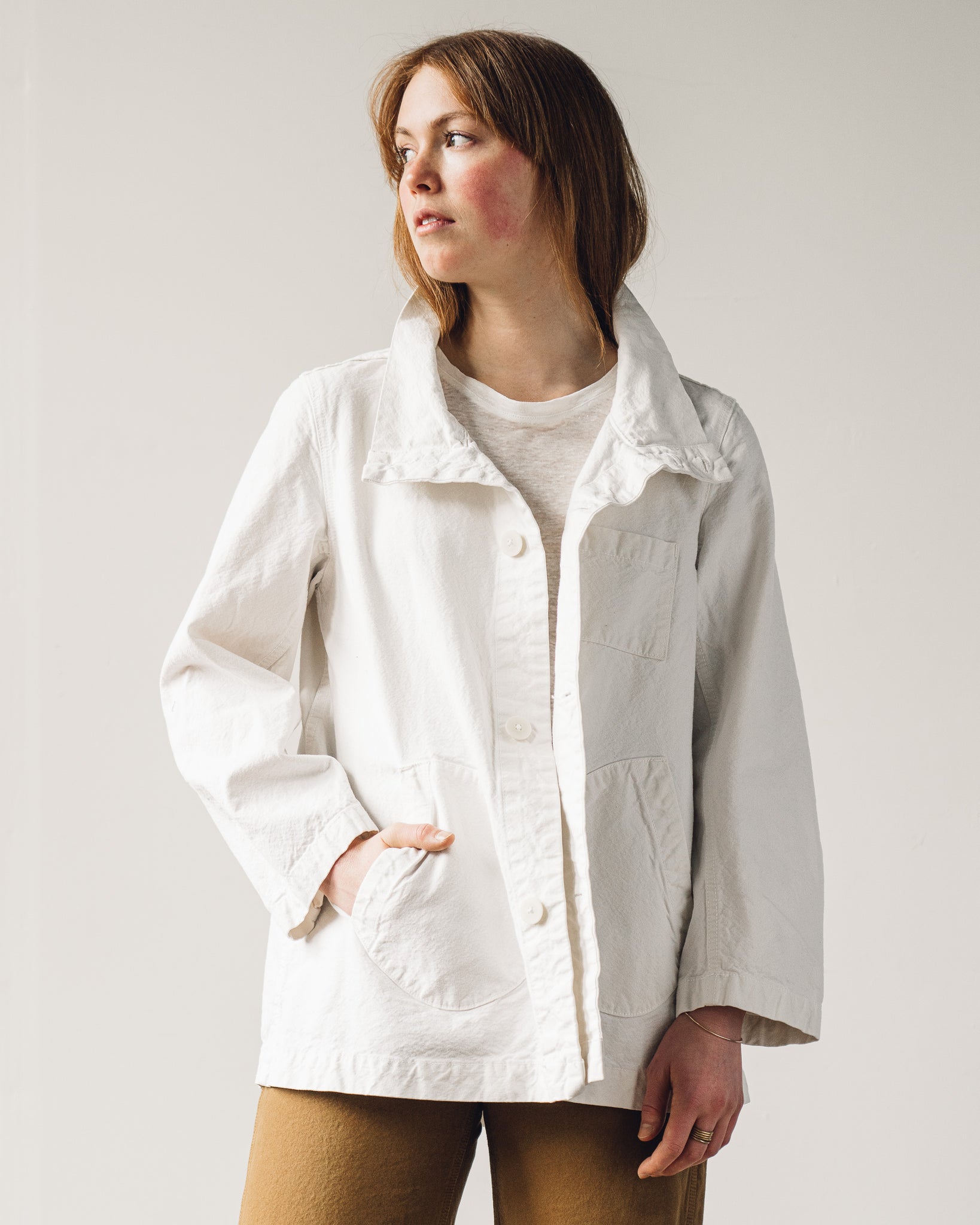 Jesse Kamm Deck Jacket, White | Glasswing