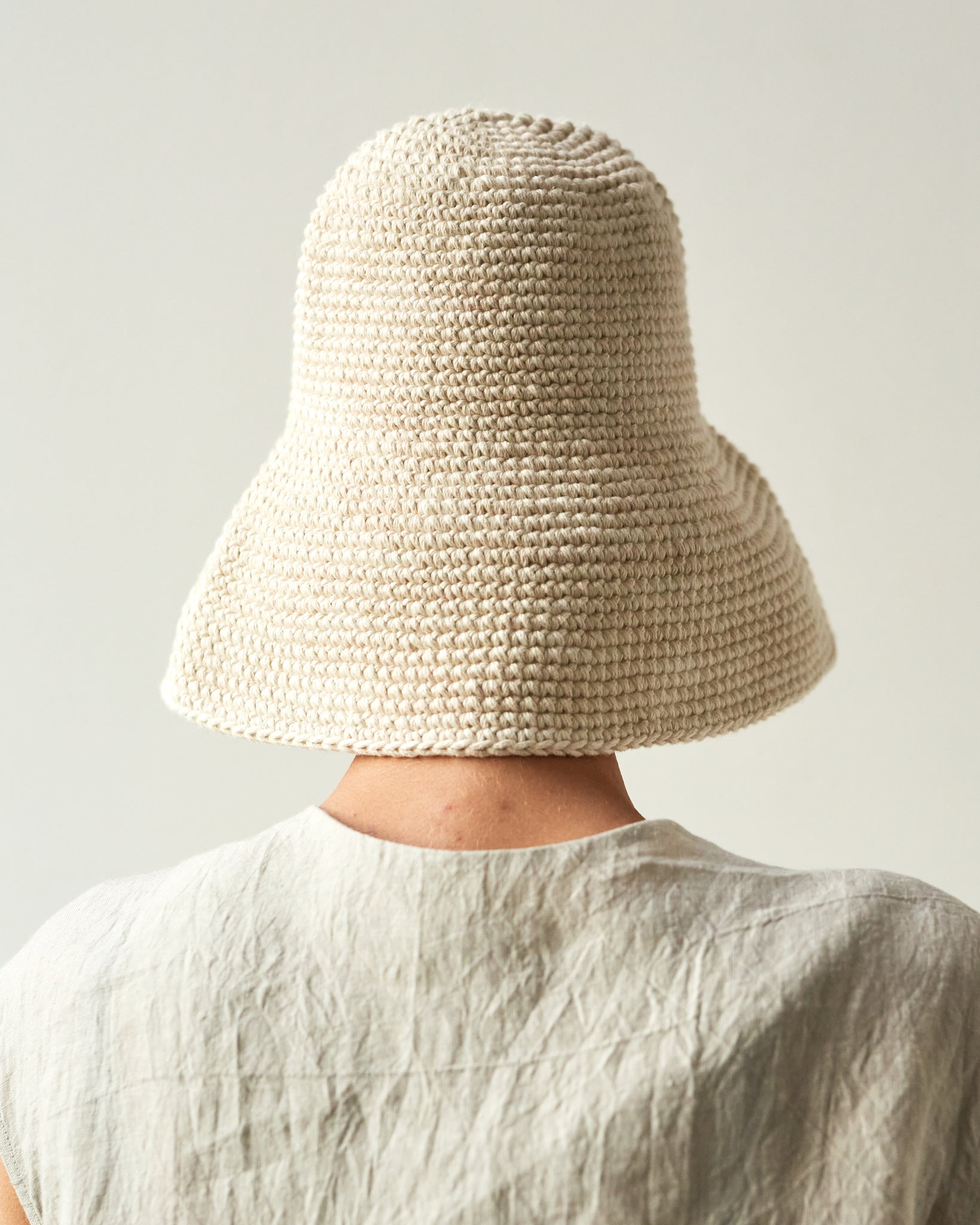 Lauren Manoogian Big Bell Hat, Sandstone | Glasswing