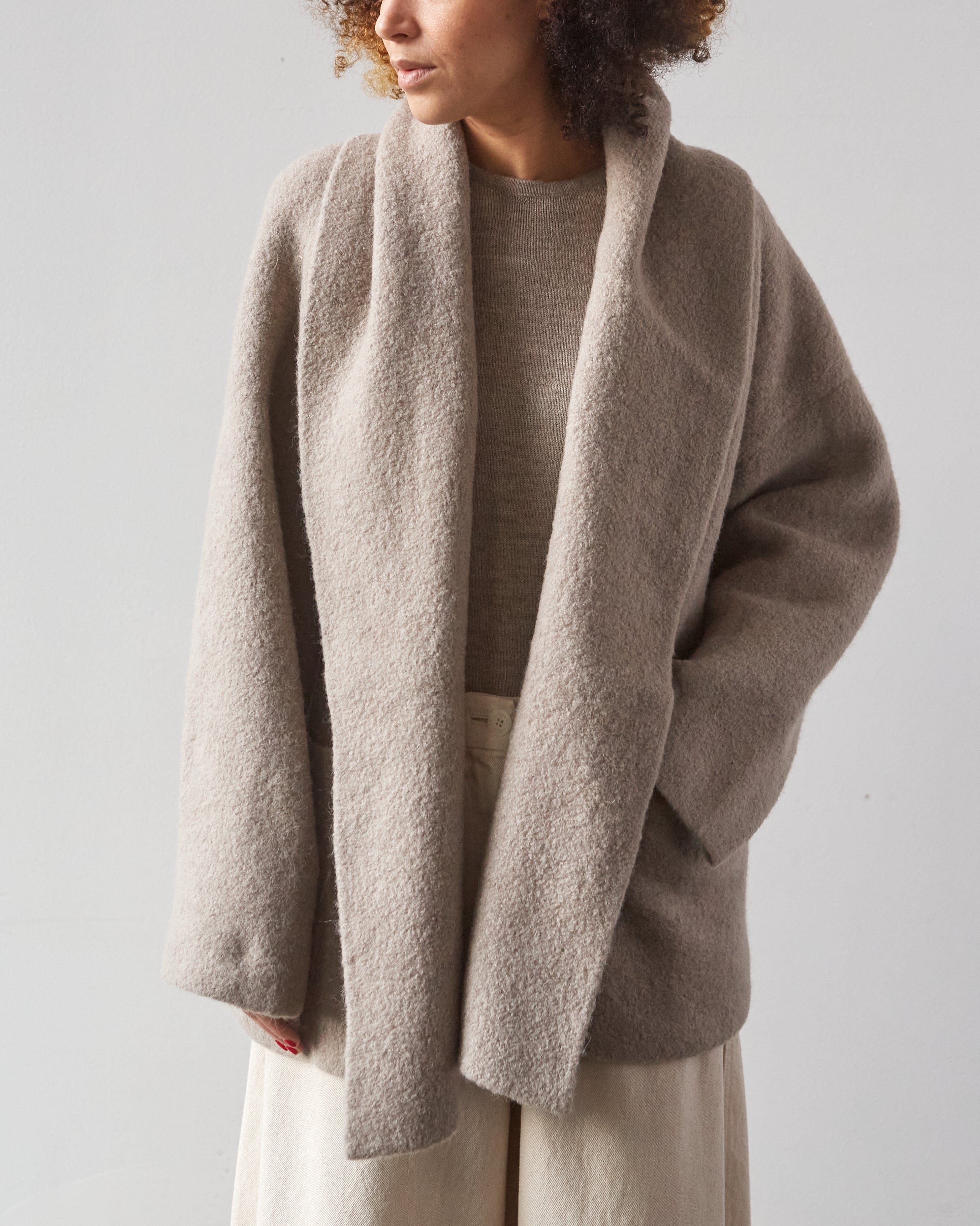 LAUREN MANOOGIAN HOODED KNIT カーディガン◇-