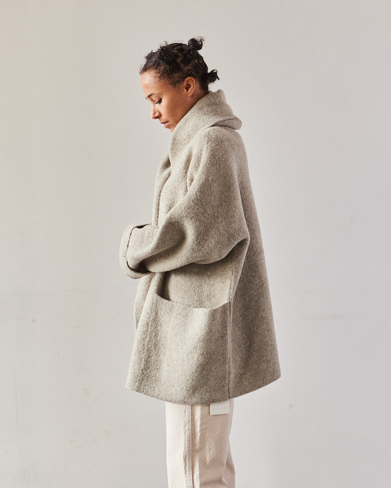 Lauren Manoogian Double Face Coat, Lichen | Glasswing