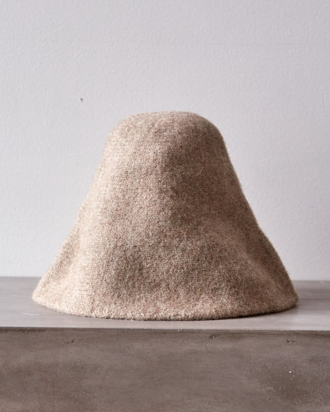 Lauren Manoogian Knit Bell Hat, Oatmeal | Glasswing