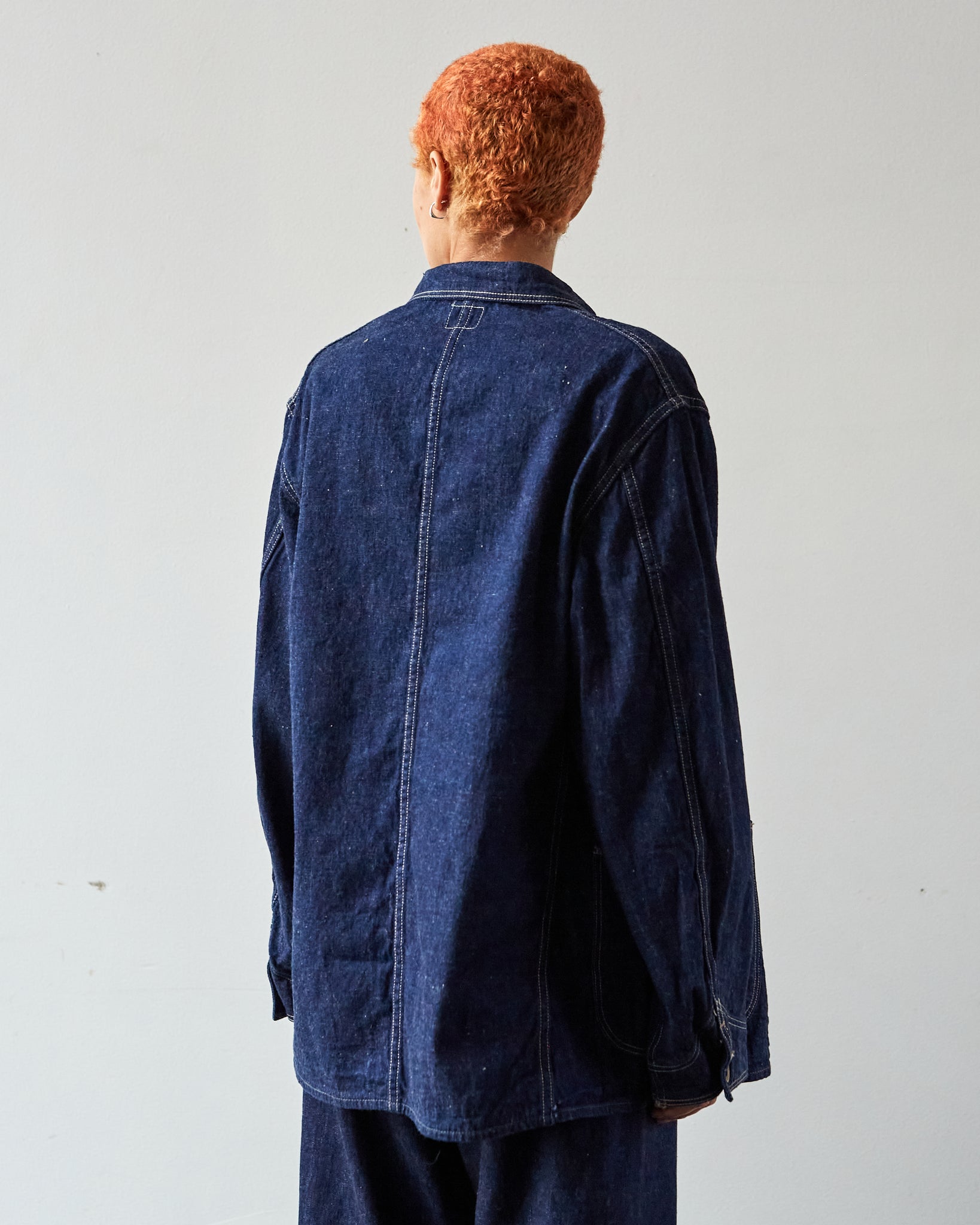 OrSlow 9oz Denim Coverall, One Wash | Glasswing