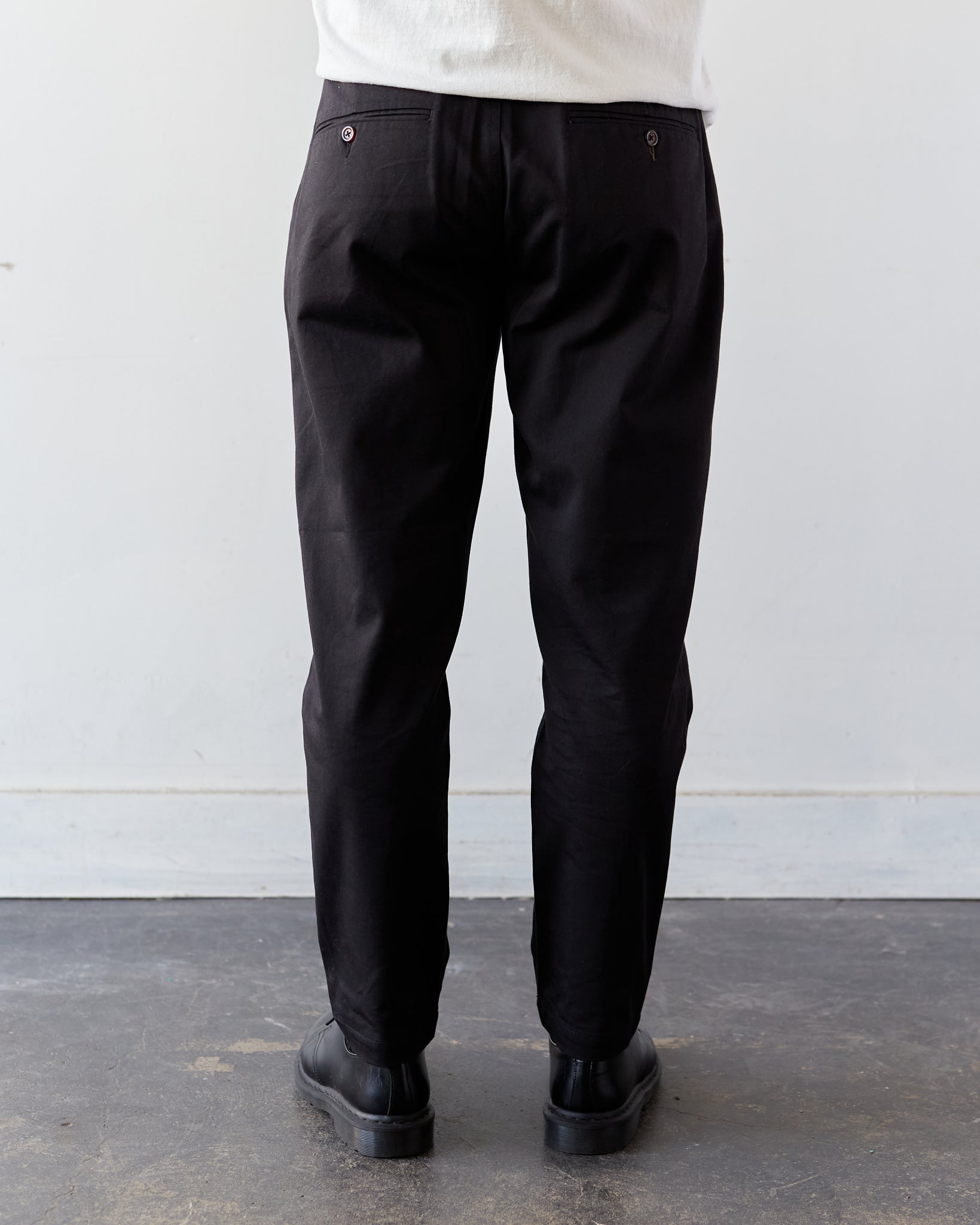 Universal Works Military Chino Twill, Black | Glasswing