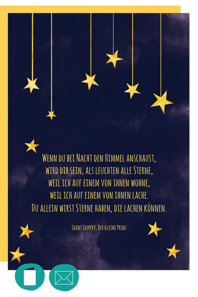 42++ Spruch sterne weihnachten , 75+ Der Kleine Prinz Zitate Sterne Lachen gute zitate