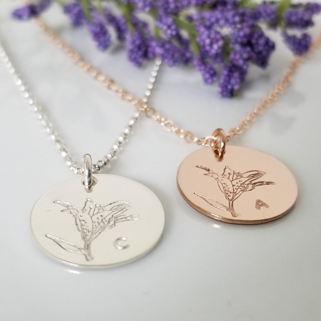 Lily of the Valley • Happiness • May Birth Flower • Choose Pendant Siz –  Kellective by Nikki