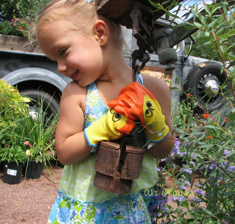 Atlas Nitrile Toddlers Ducky Kid Glove Chidrens Gardening Gloves