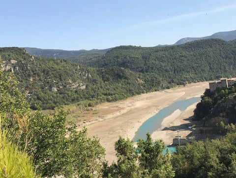 Lake effected by lack of rain in Spain - Spring 2023