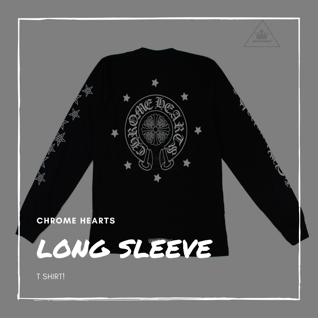 Chrome Hearts Long Sleeve T Shirts Crown Forever