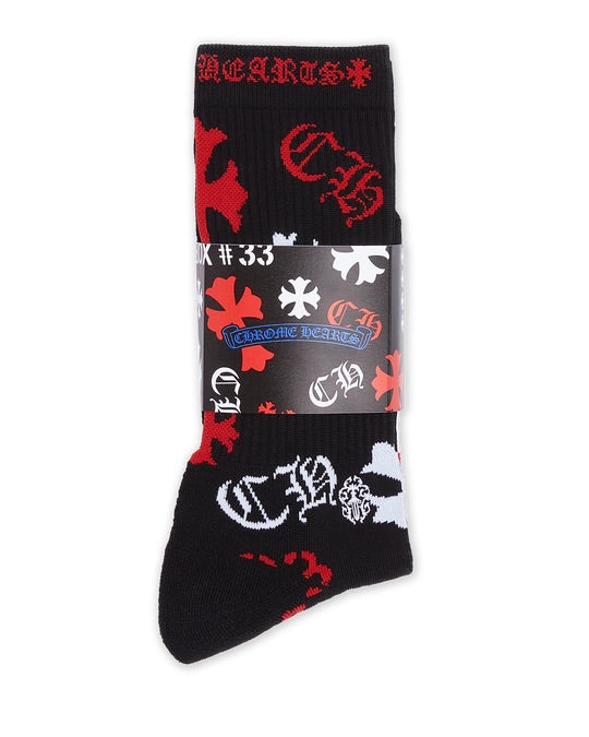 Chrome Hearts Chomper Socks 3 Pack – Crown Forever