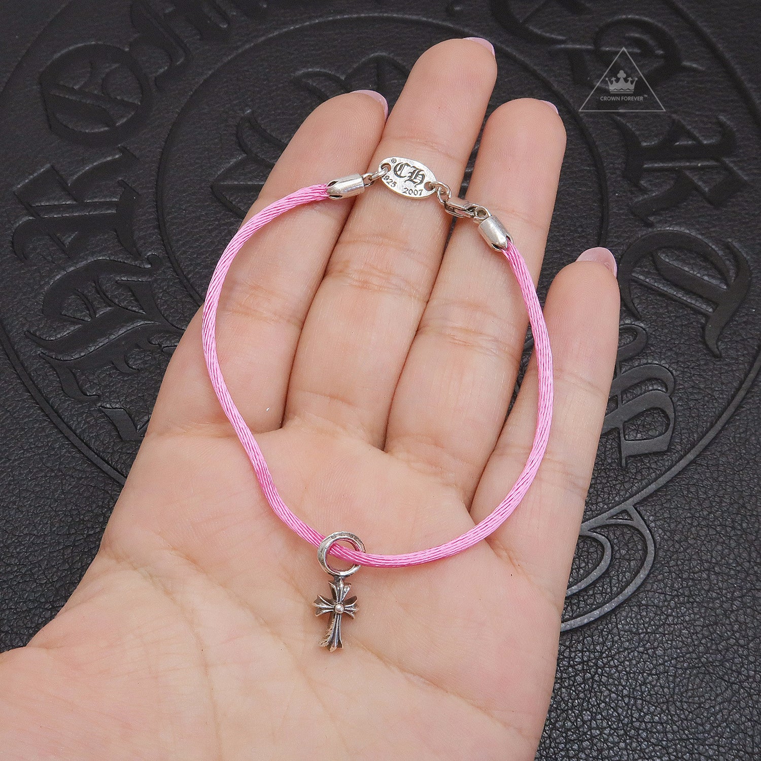 CH KZ Cross Bracelet Pink
