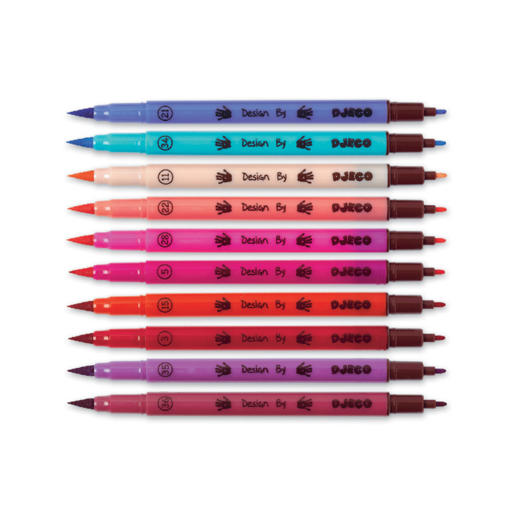 Djeco 6 Glitter Markers – Two Kids and A Dog