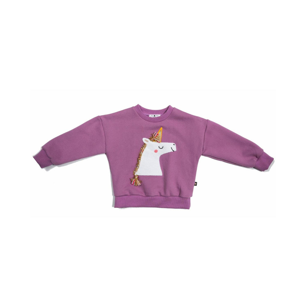 petite hailey unicorn sweatshirt