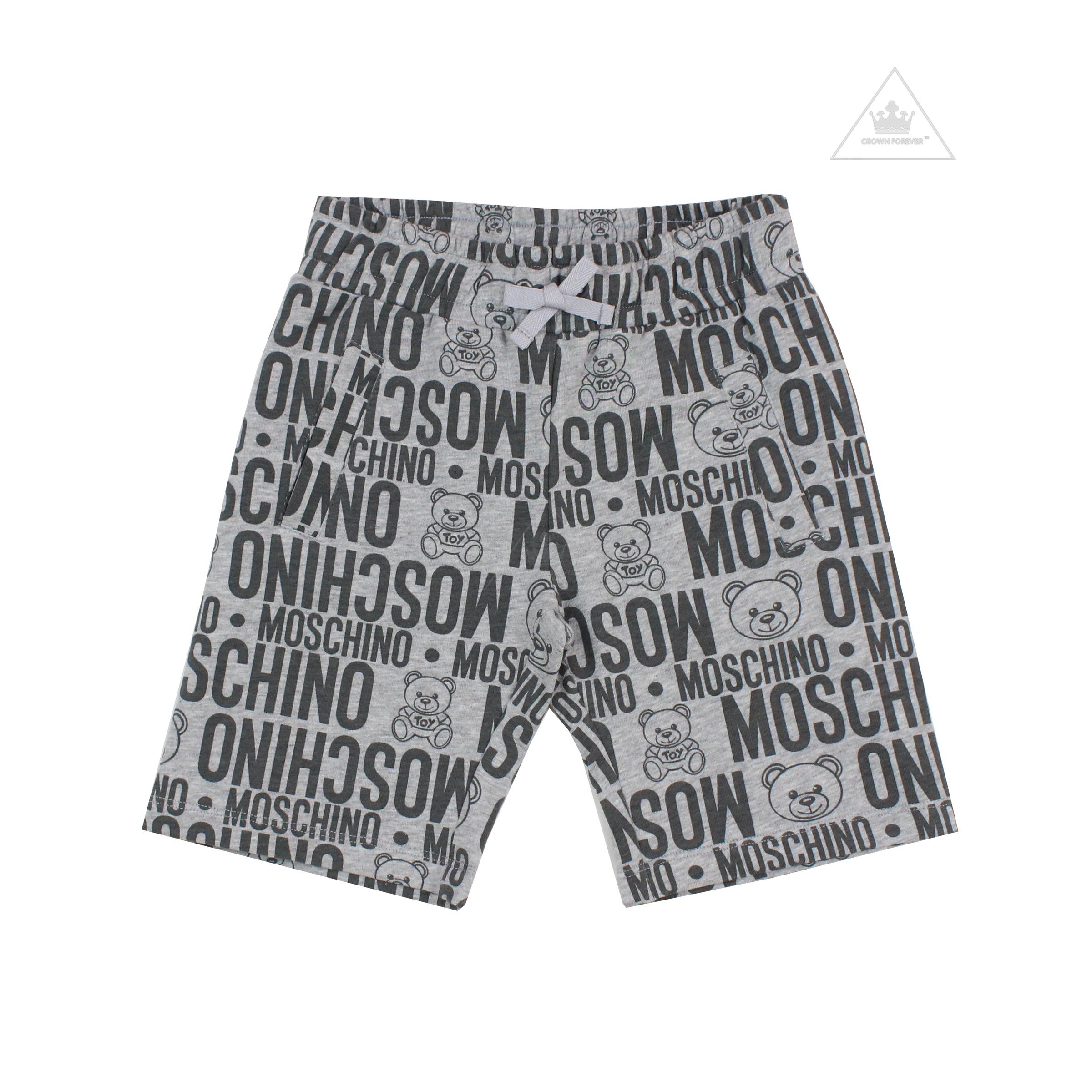 Moschino Kids Boy All Over Print Shorts 