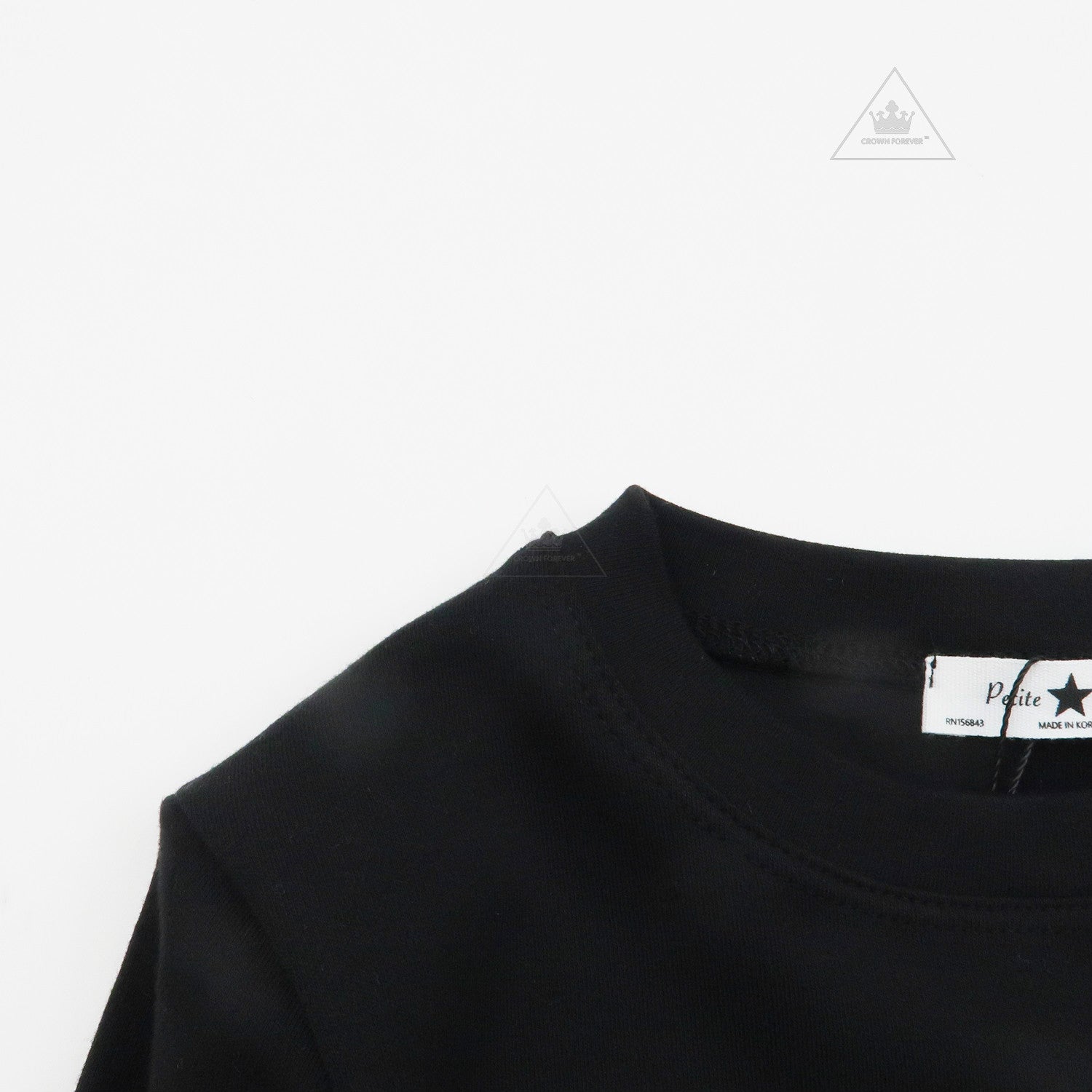 Petite Hailey PH Logo LS T shirt Black – Crown Forever
