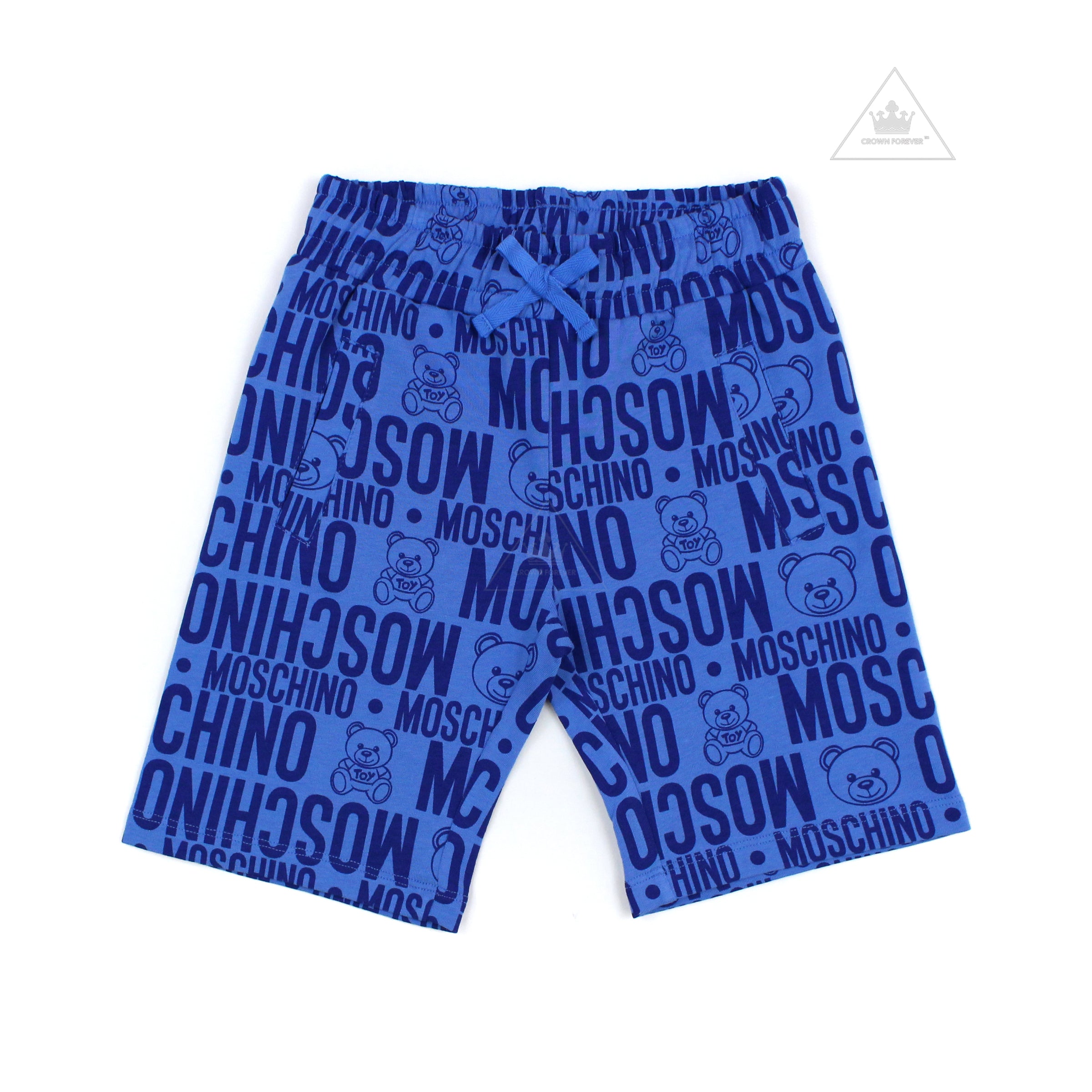 Moschino Kids Boy All Over Print Shorts 