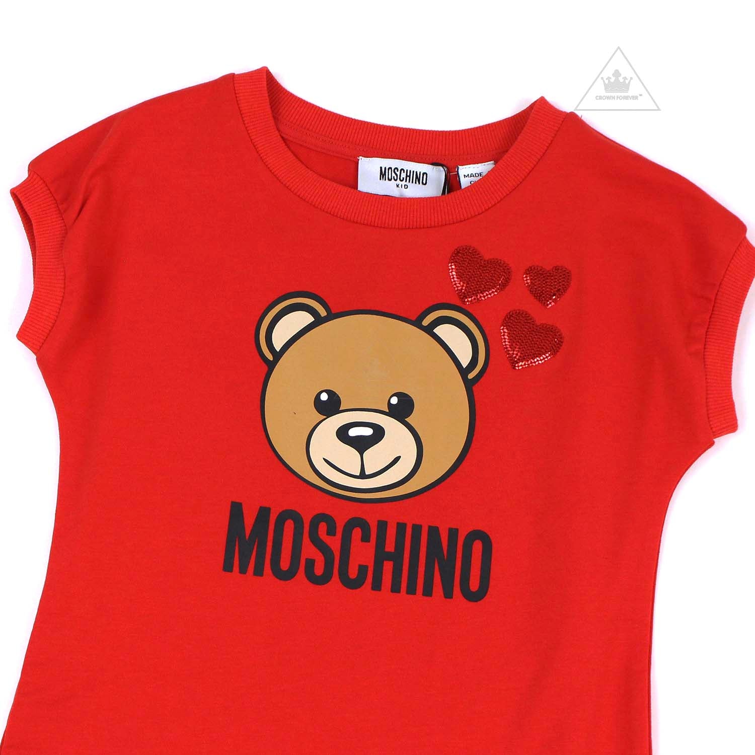 moschino baby red dress